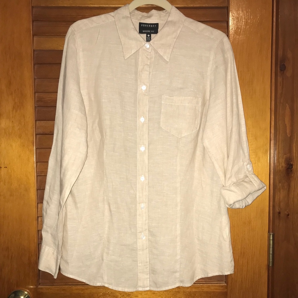FoxCroft Linen Shirt 👚